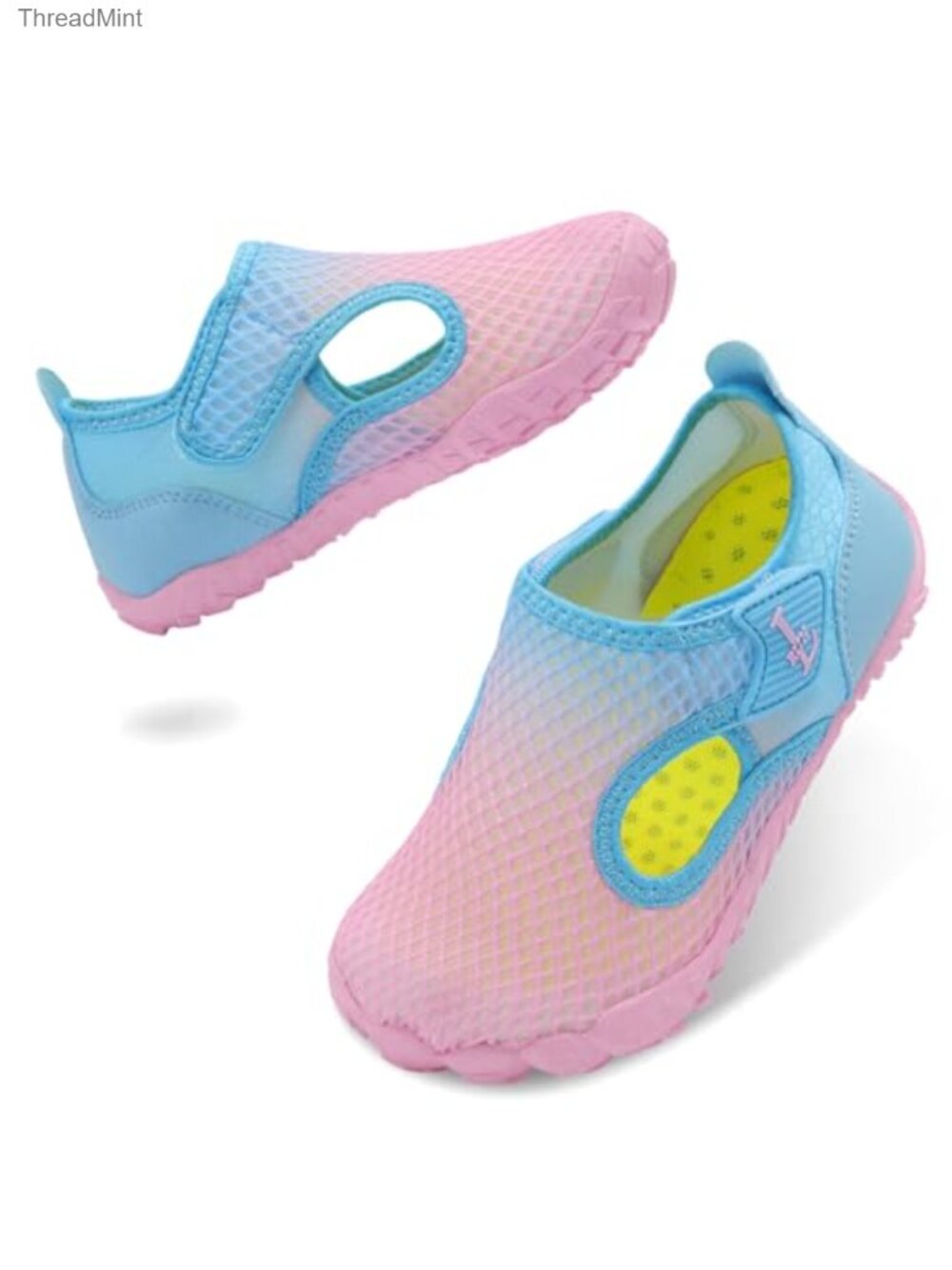 Kids Closed-Toe Water Sandals Athletic Swim Beach Shoes Adjustable Non-Slip